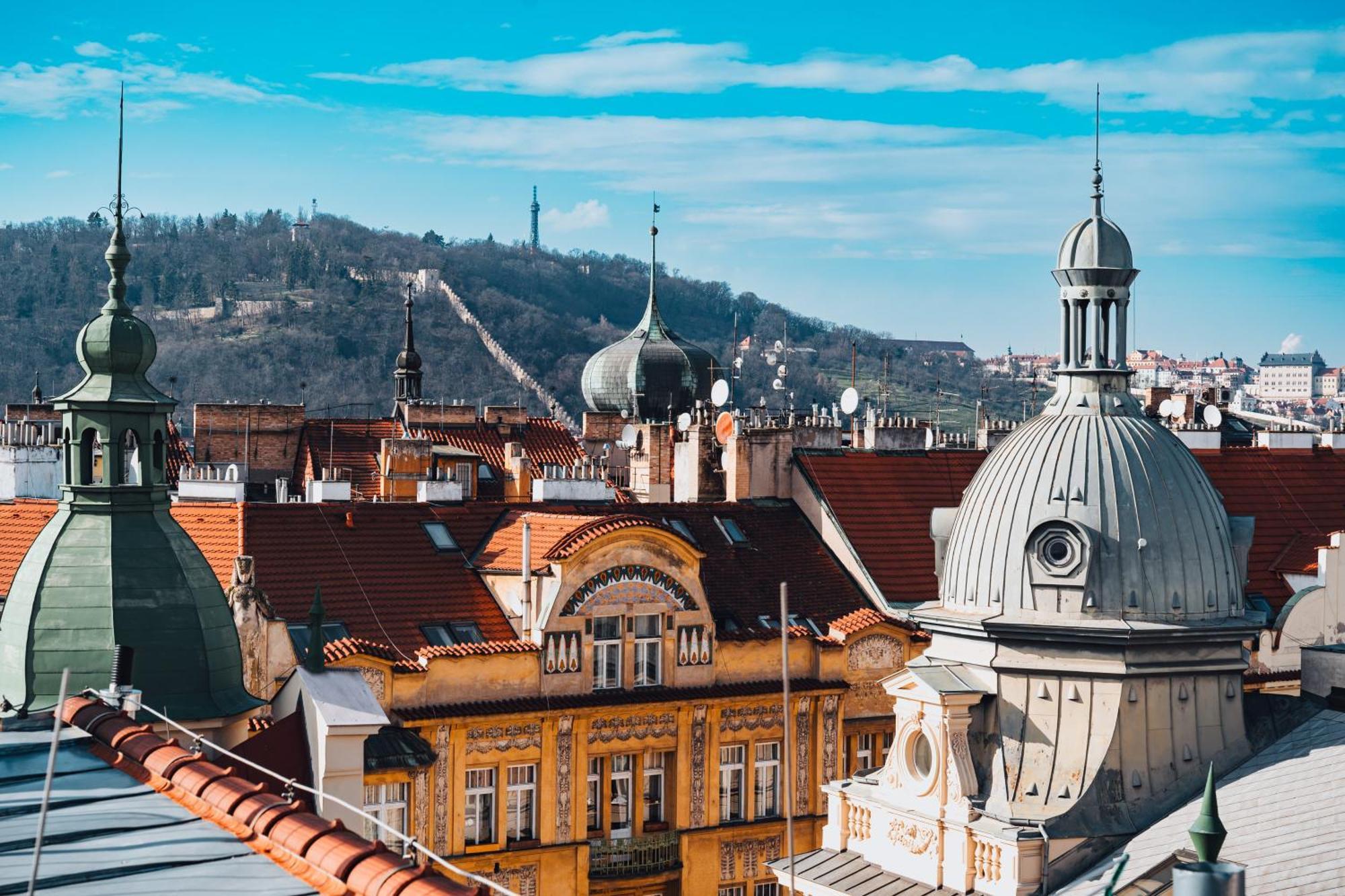 Two-Level Apart With A Terrace Near The Vltava River Prag Dış mekan fotoğraf
